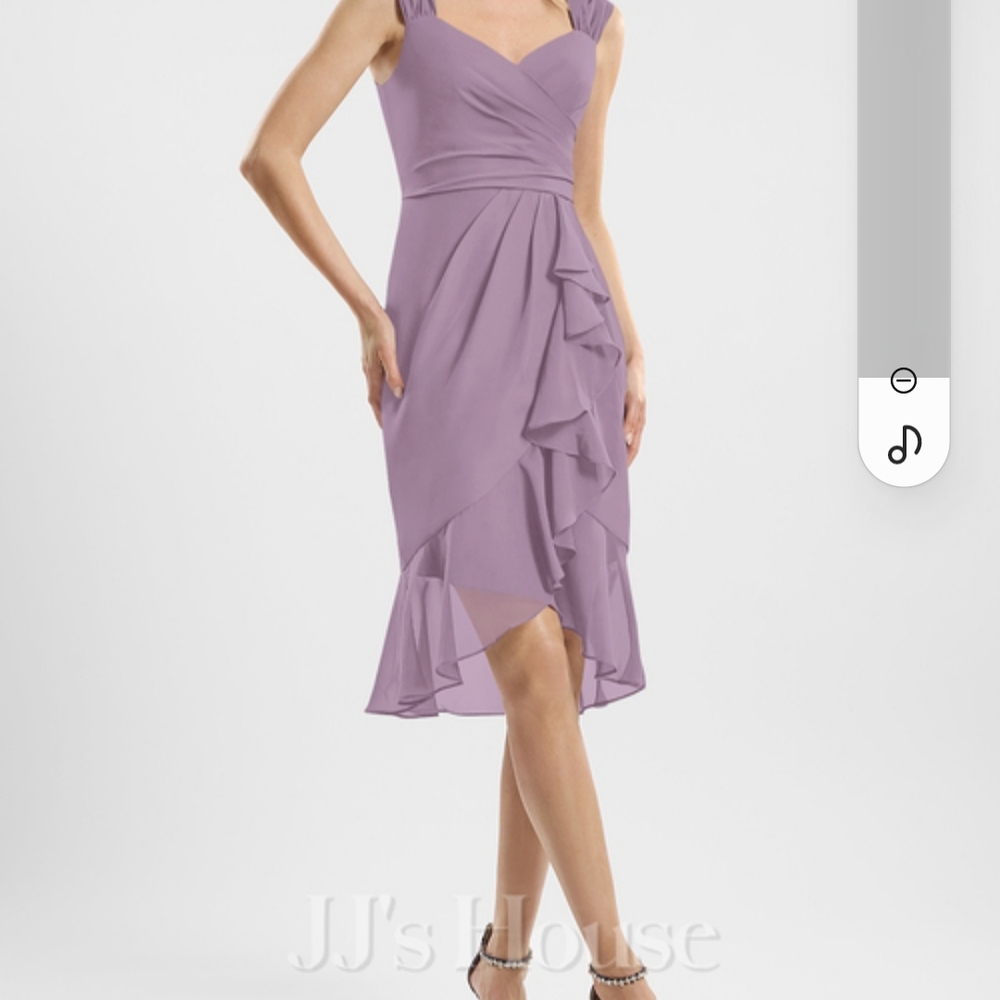 JJs House Purple High Low Sundress Sweetheart Neckline